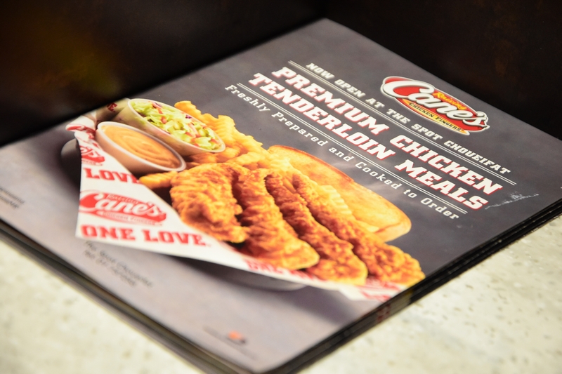 Opening of Raising Cane's